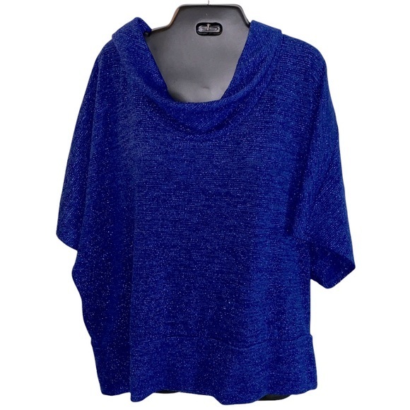 Royal Blue Beautiful Sparkle Sweater in 3XL - Picture 1 of 4